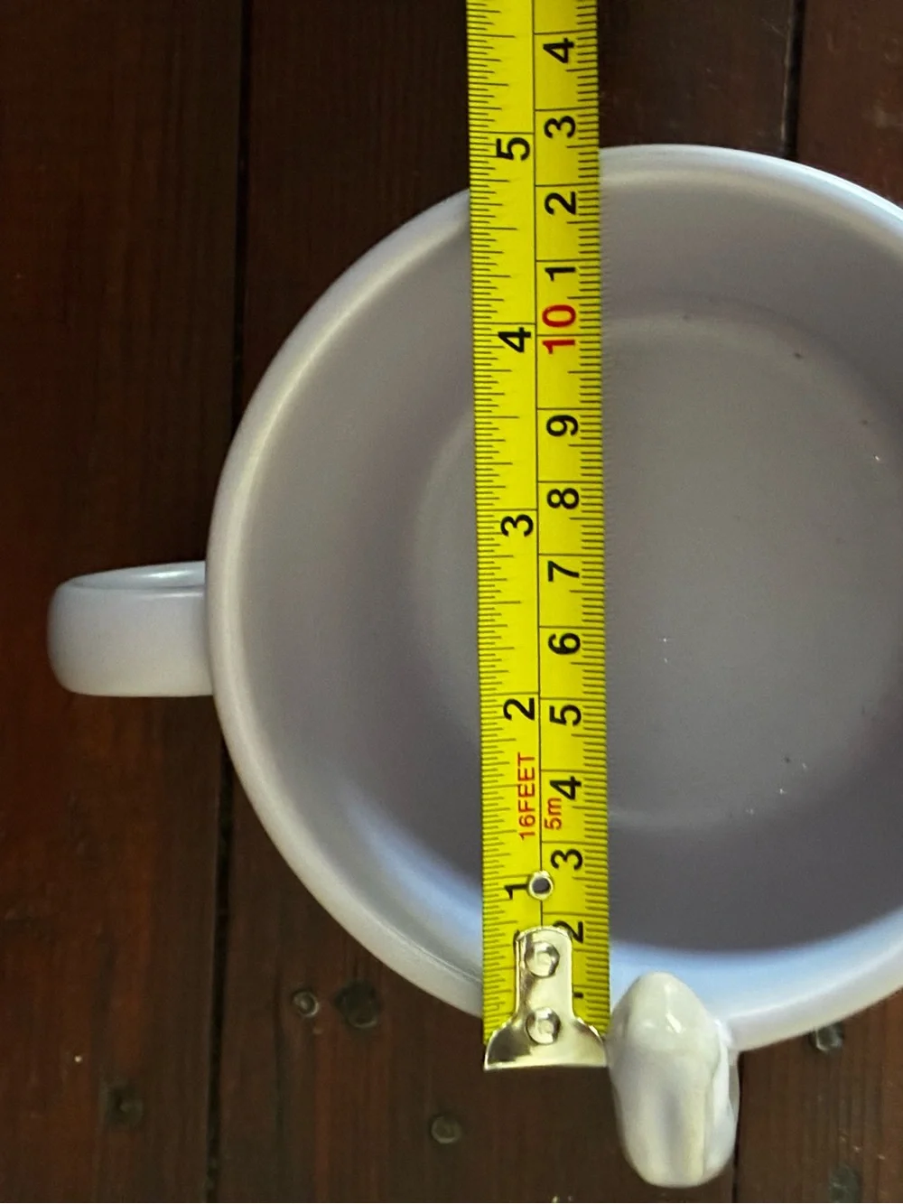Threshold White Stoneware Bowl with Gold Rim
